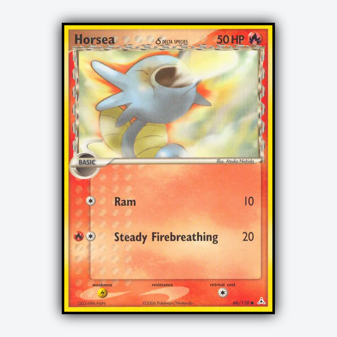 Horsea δ 066/110 - Holon Phantoms Set - Card Rug