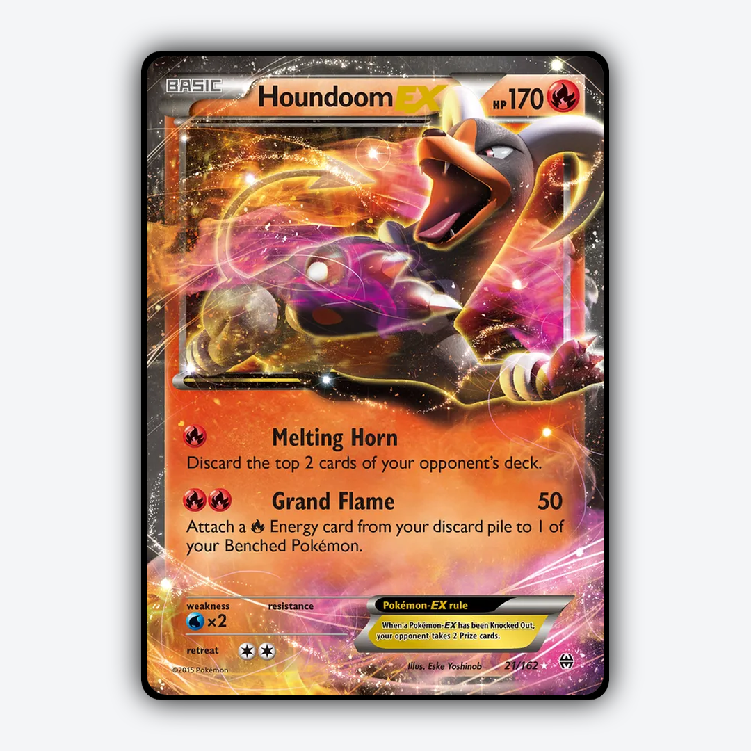 Houndoom-EX 021/162 - BREAKthrough Set - Card Rug