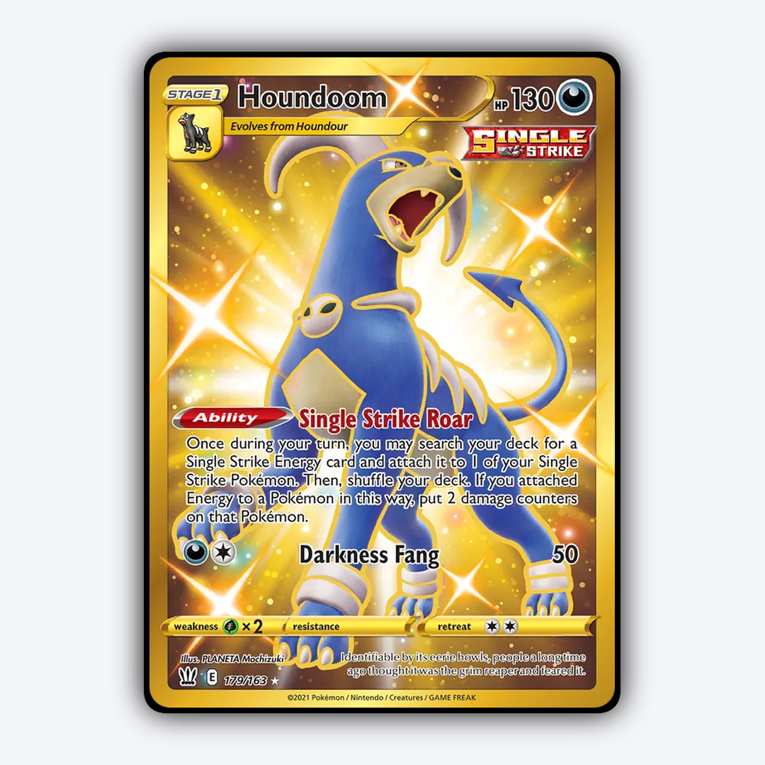 Houndoom 179/163 - Battle Styles Set - Card Rug