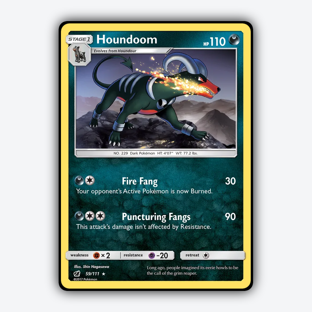 Houndoom 059/111 - Crimson Invasion Set - Card Rug