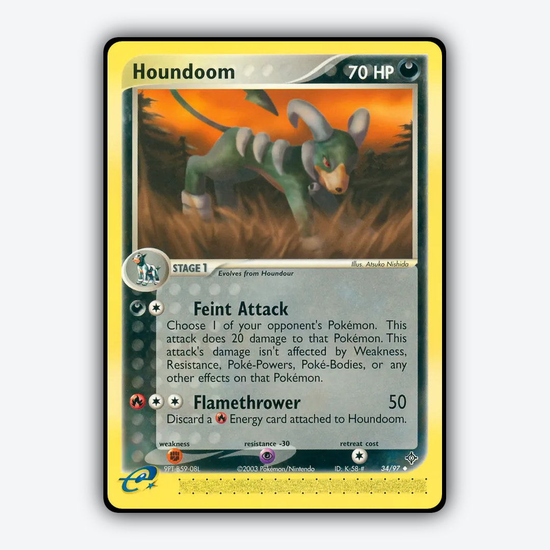 Houndoom 034/97 - Dragon Set - Card Rug