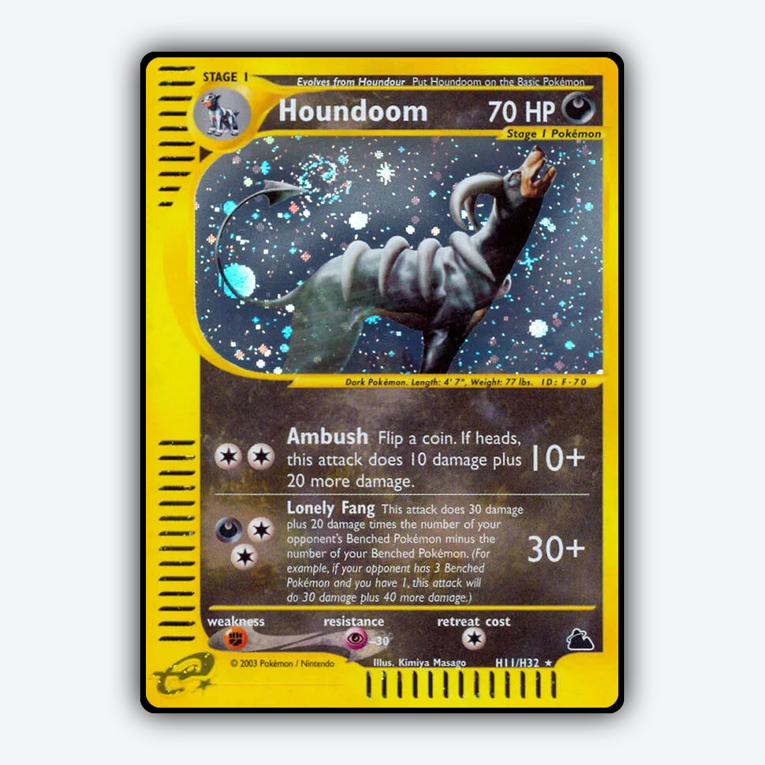 Houndoom H011/144 - H011/144 Skyridge Set - Card Rug