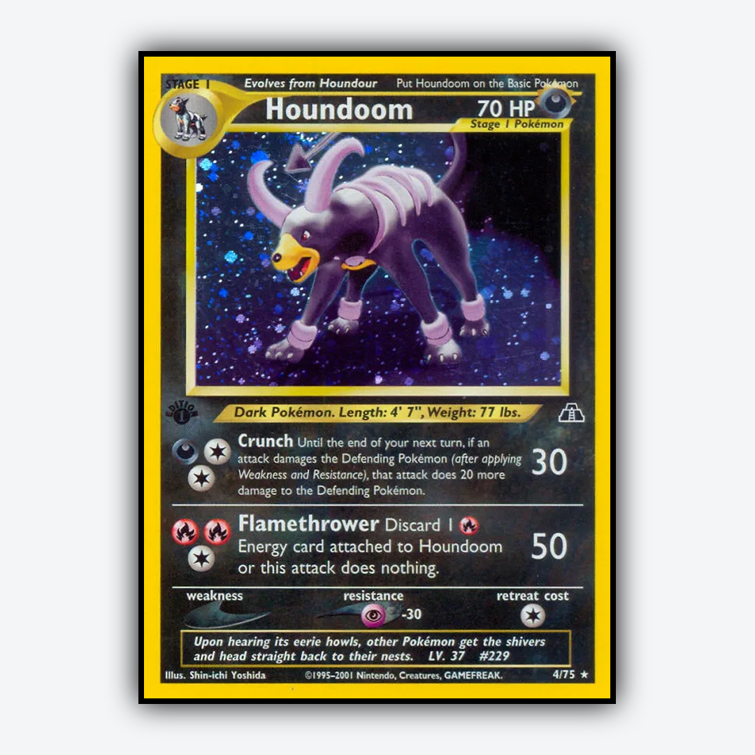 Houndoom 004/75 - Neo Discovery Set - Card Rug