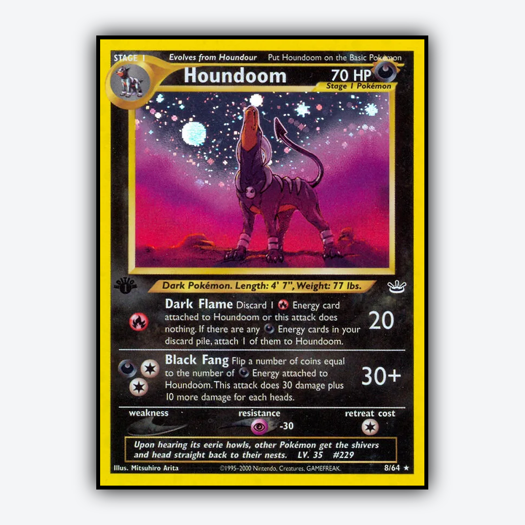 Houndoom 008/64 - Neo Revelation Set - Card Rug