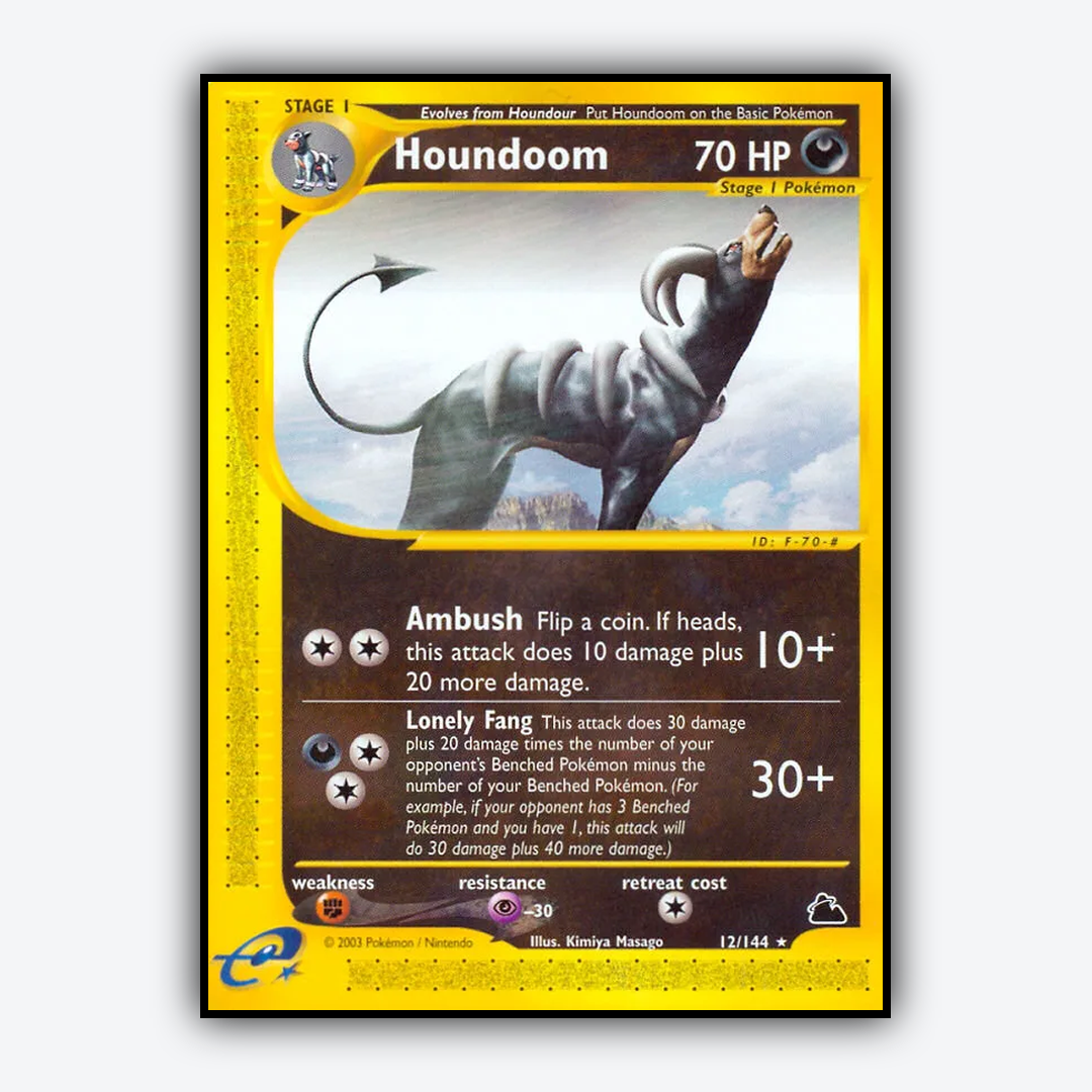 Houndoom 012/144 - Skyridge Set - Card Rug