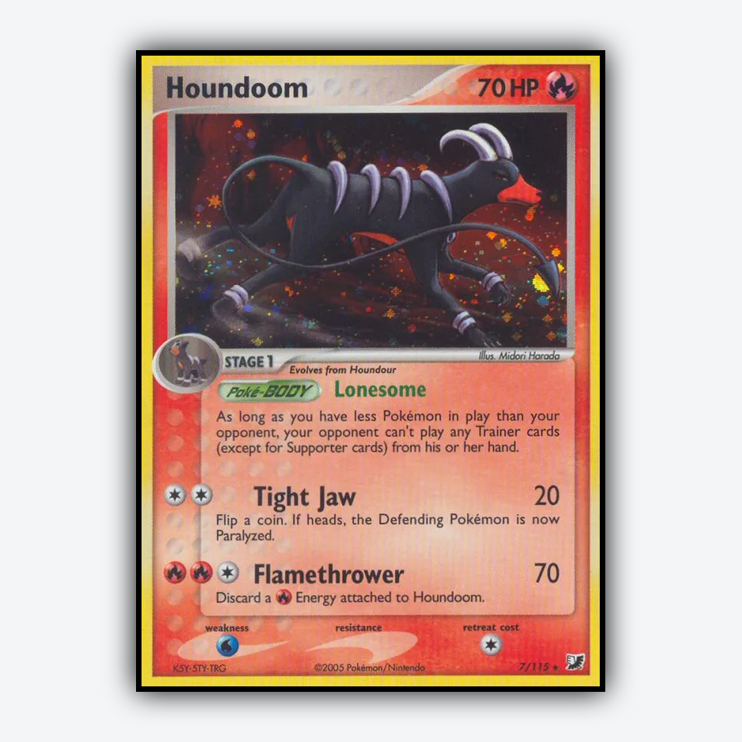 Houndoom 007/115 - Unseen Forces Set - Card Rug