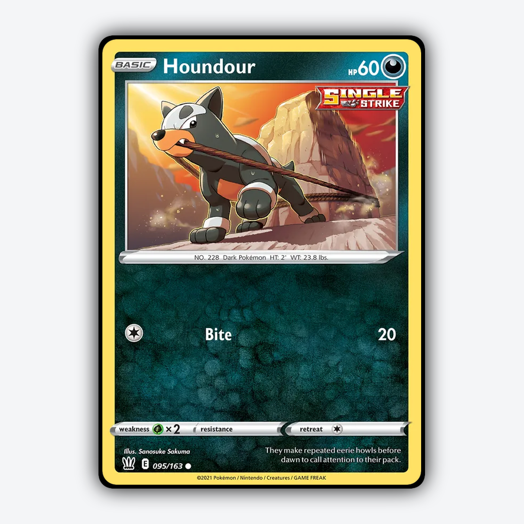 Houndour 095/163 - Battle Styles Set - Card Rug