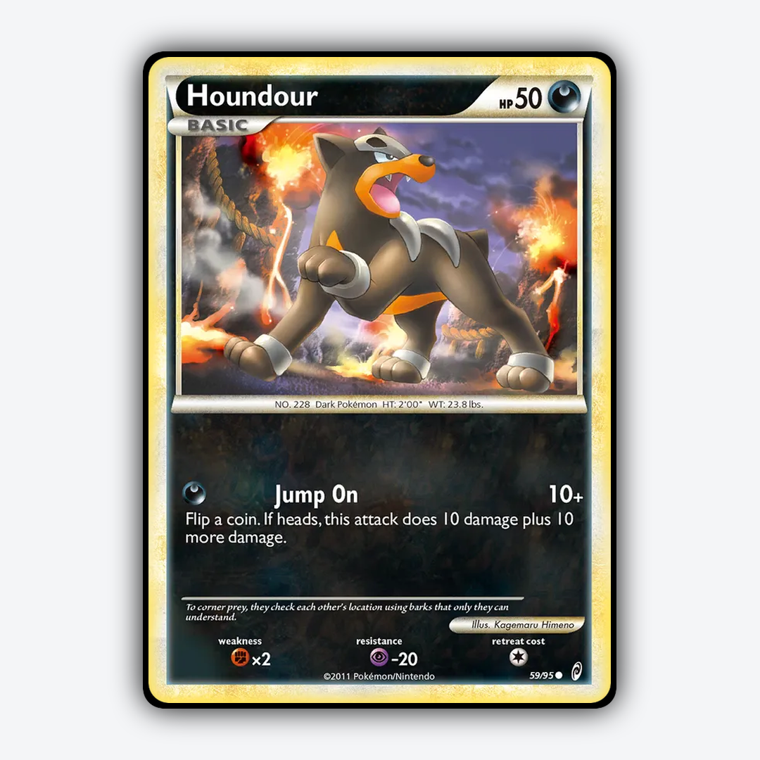 Houndour 059/95 - Call of Legends Set - Card Rug
