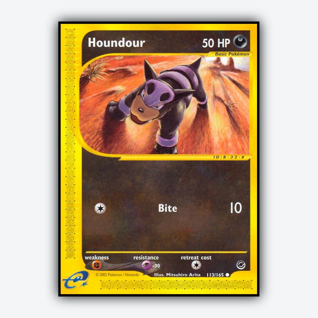 Houndour 113/165 - Expedition Base Set - Card Rug