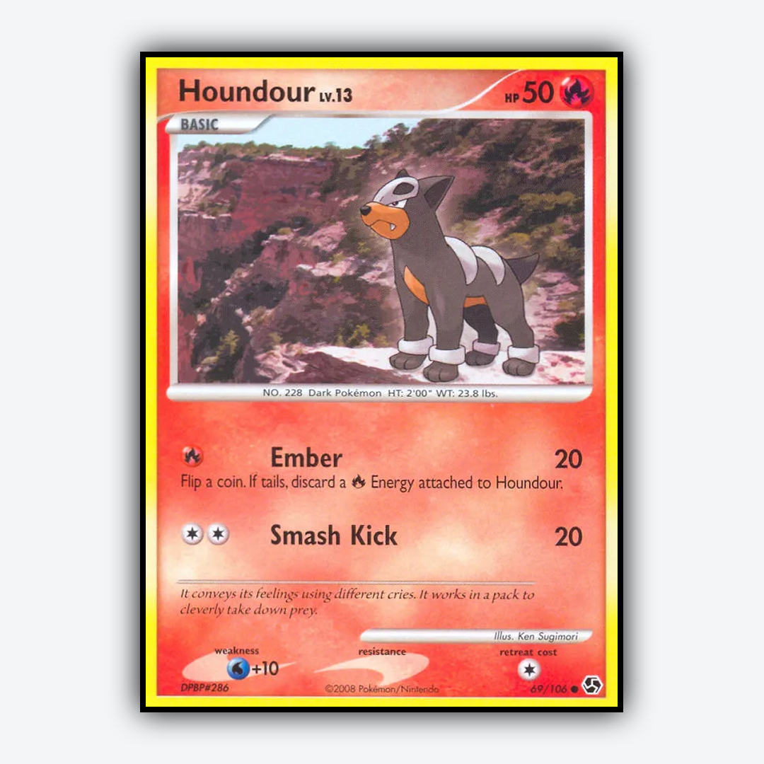 Houndour 069/106 - Great Encounters Set - Card Rug