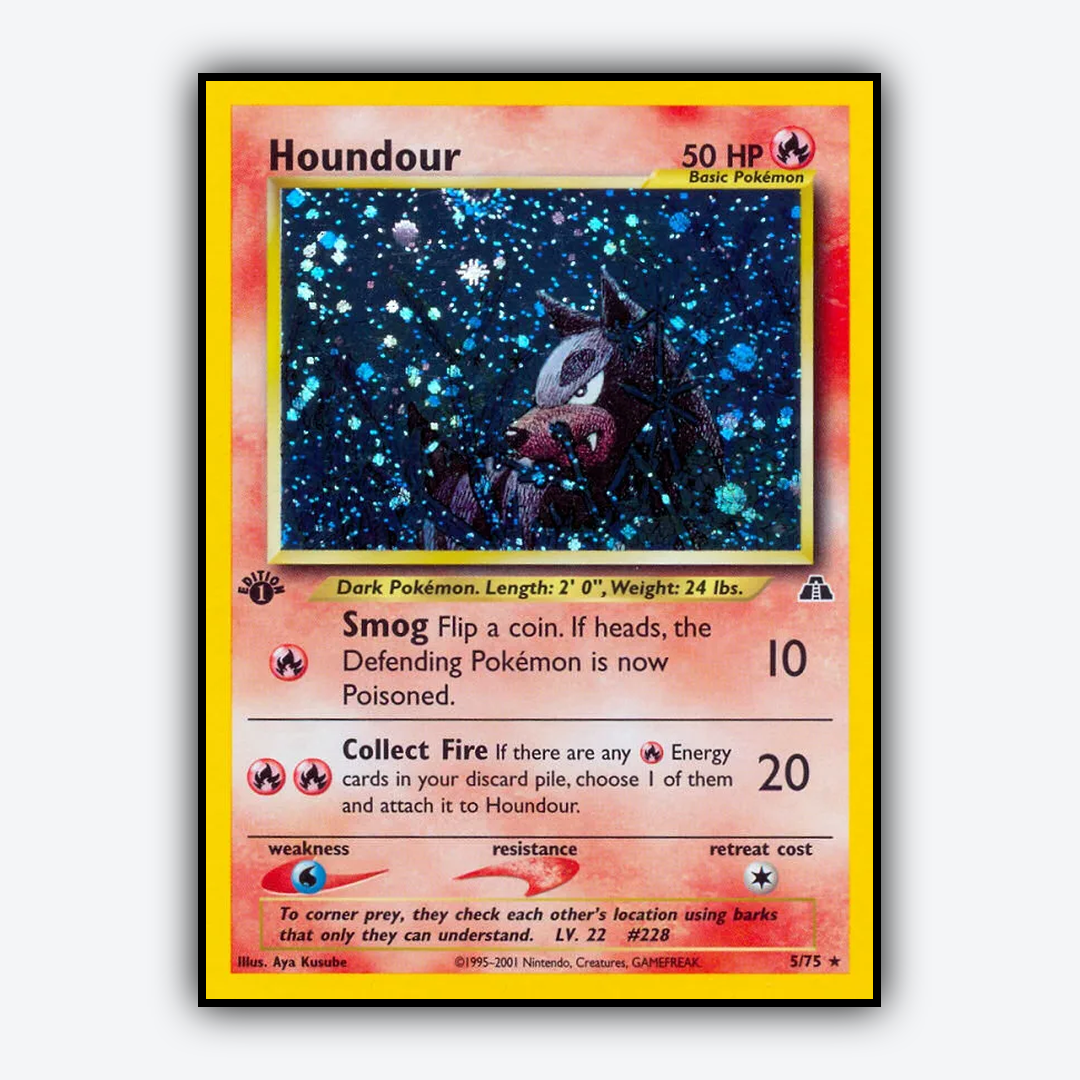 Houndour 005/75 - Neo Discovery Set - Card Rug