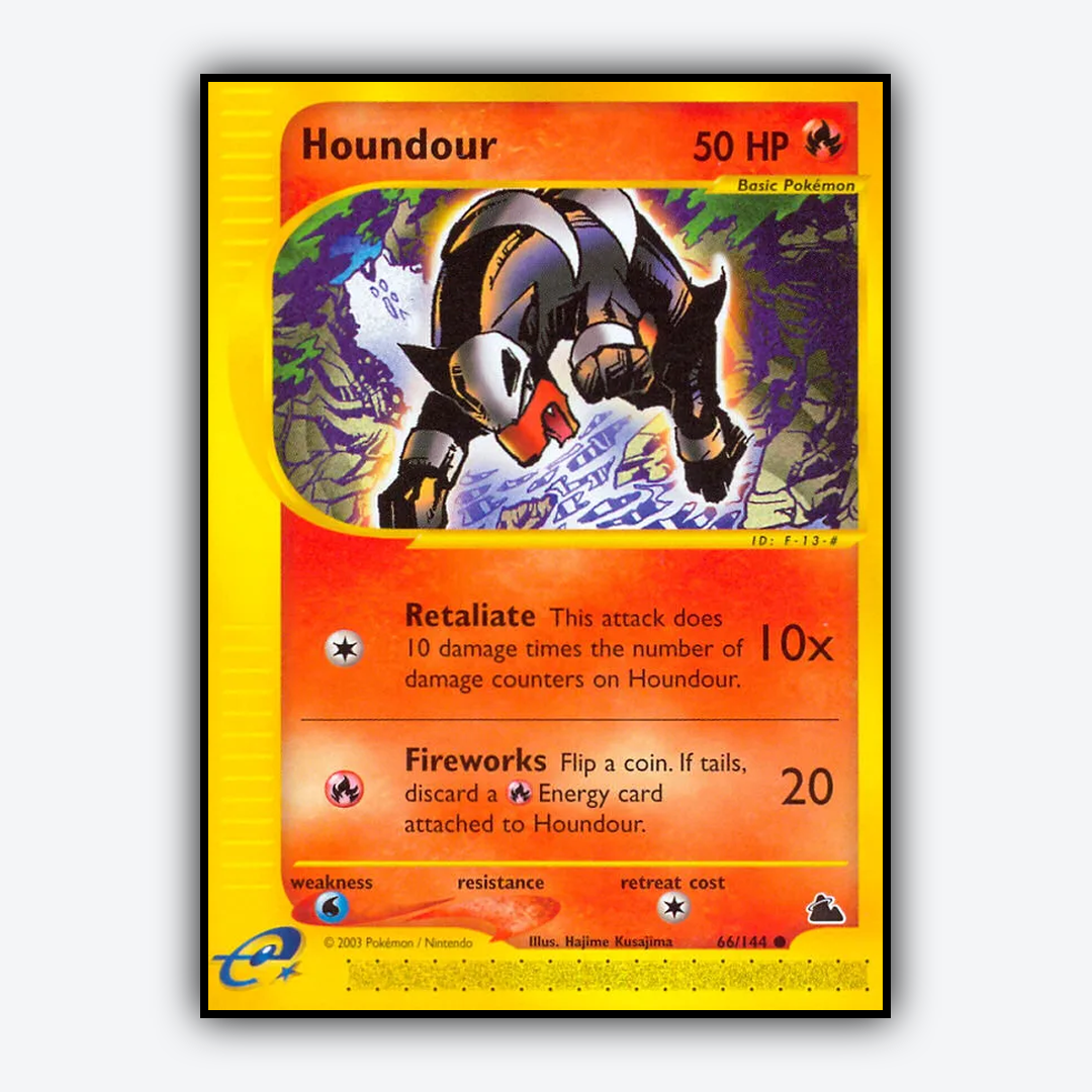 Houndour 066/144 - Skyridge Set - Card Rug