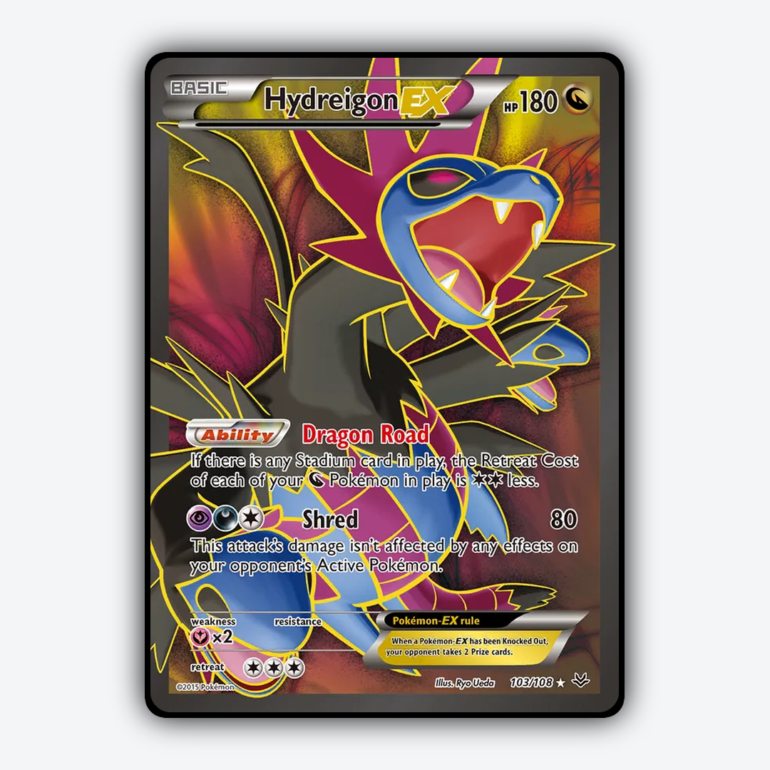 Hydreigon-EX 103/108 - Roaring Skies Set - Card Rug