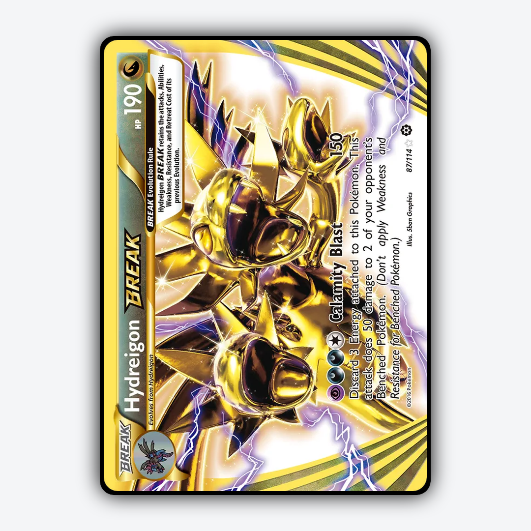Hydreigon BREAK 087/114 - Steam Siege Set - Card Rug