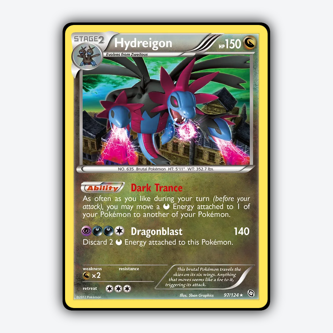 Hydreigon 097/124 - Dragons Exalted Set - Card Rug