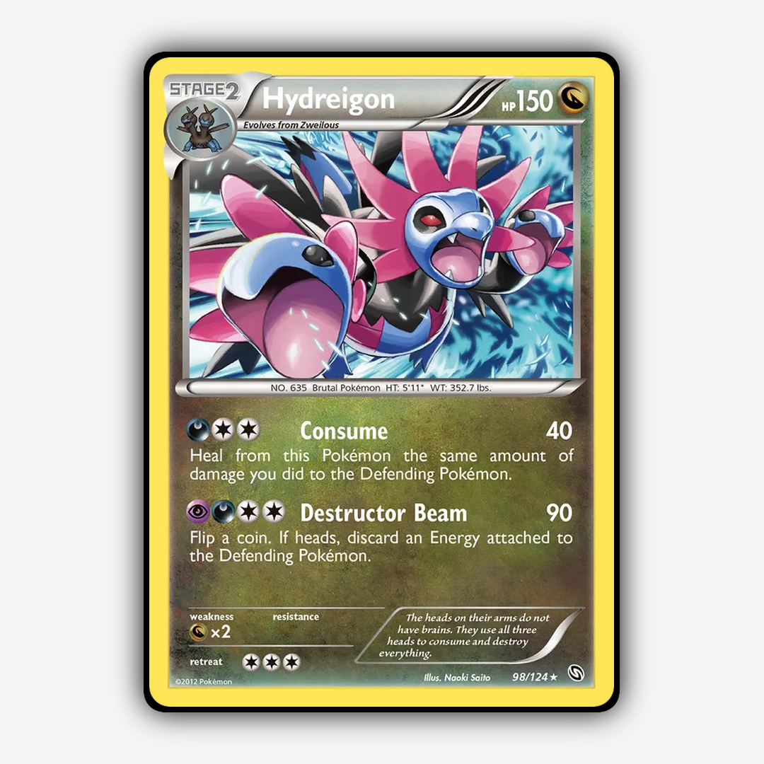 Hydreigon 098/124 - Dragons Exalted Set - Card Rug