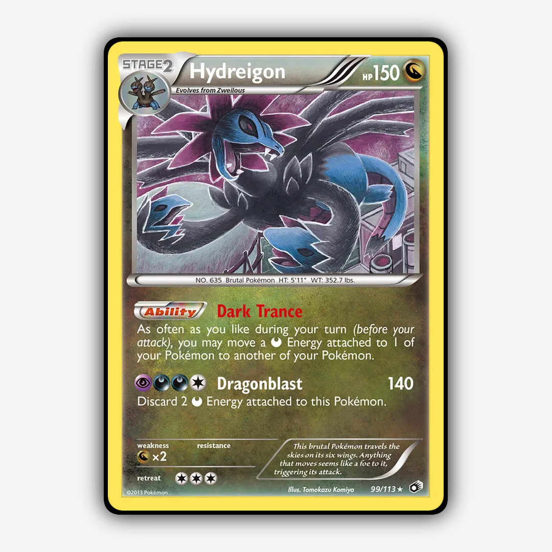 Hydreigon 099/113 - Legendary Treasures Set - Card Rug