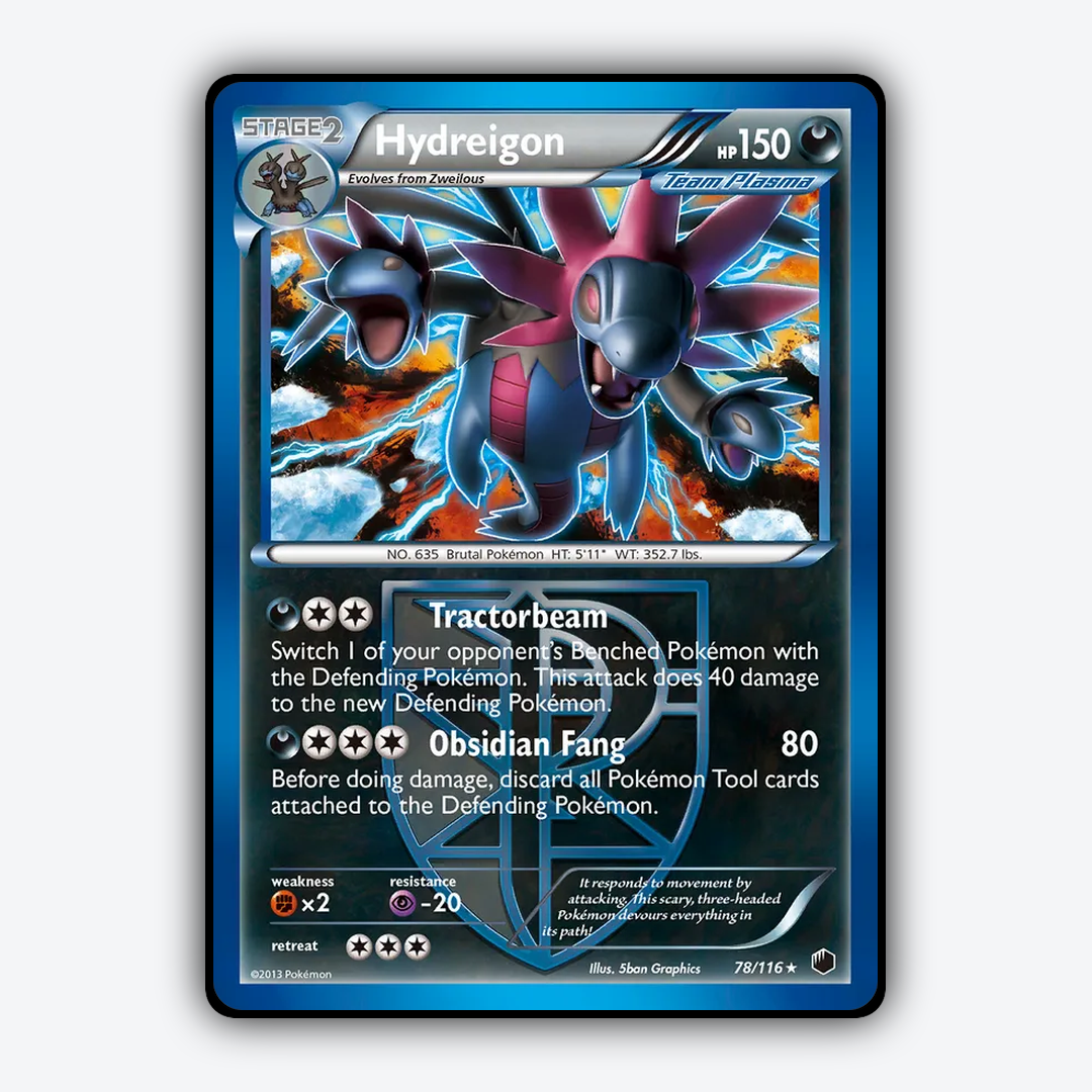 Hydreigon 078/116 - Plasma Freeze Set - Card Rug
