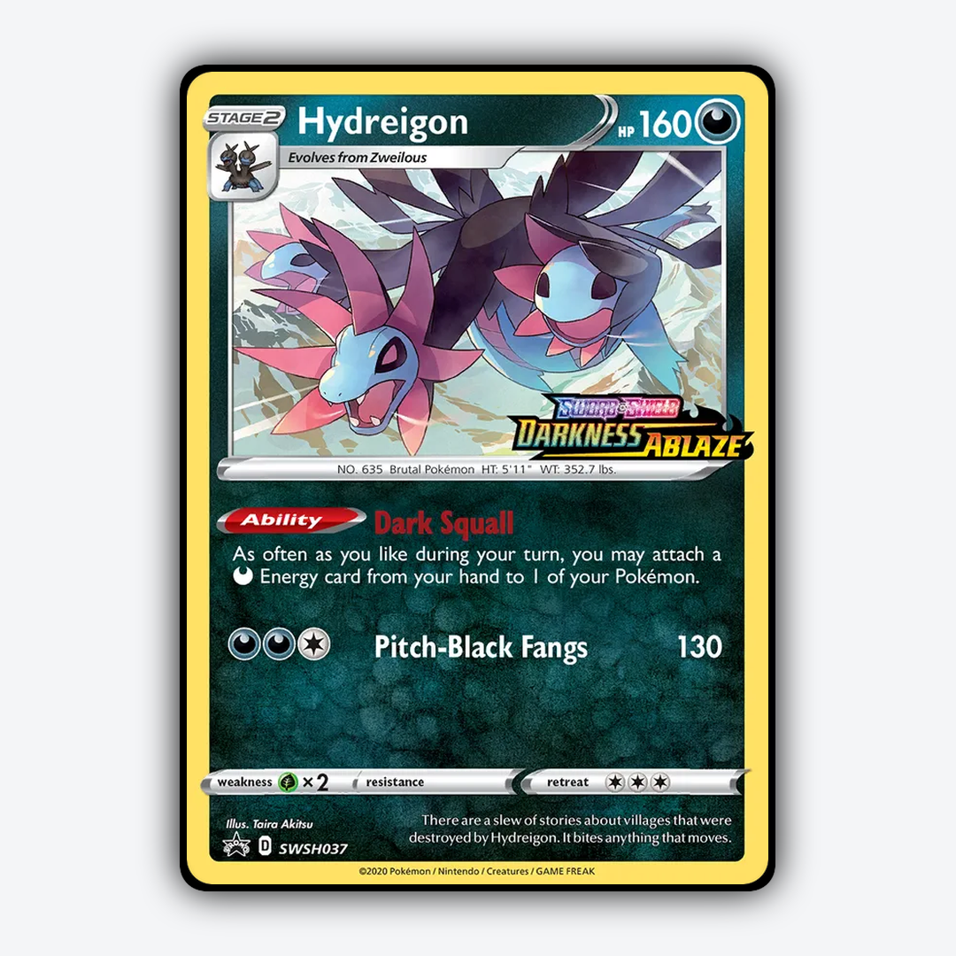 Hydreigon #37 - SWSH Black Star Promos Set - Card Rug