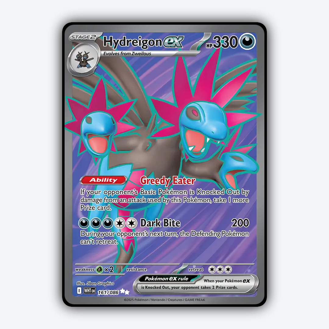 Hydreigon ex #161 - White Flare Set - Card Rug