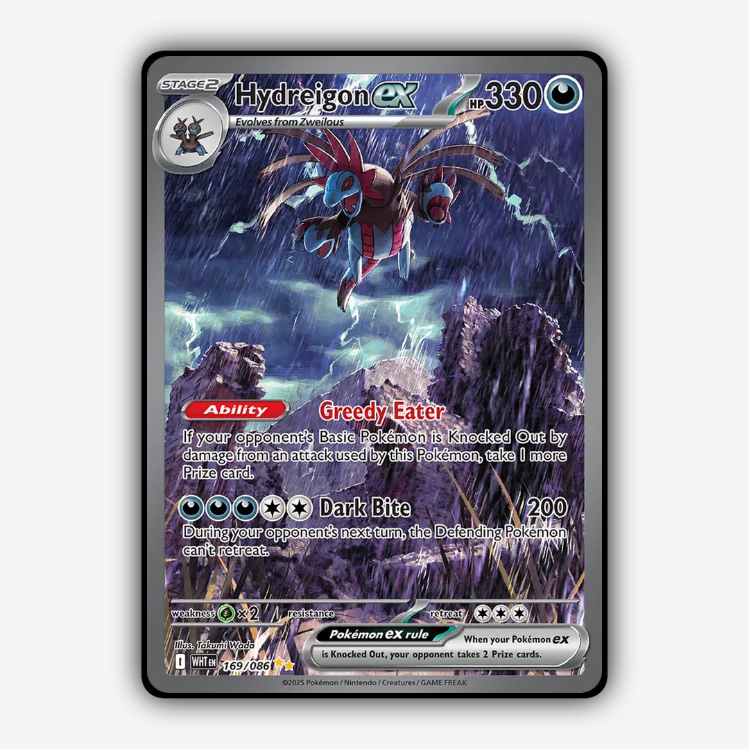 Hydreigon ex #169 - White Flare Set - Card Rug