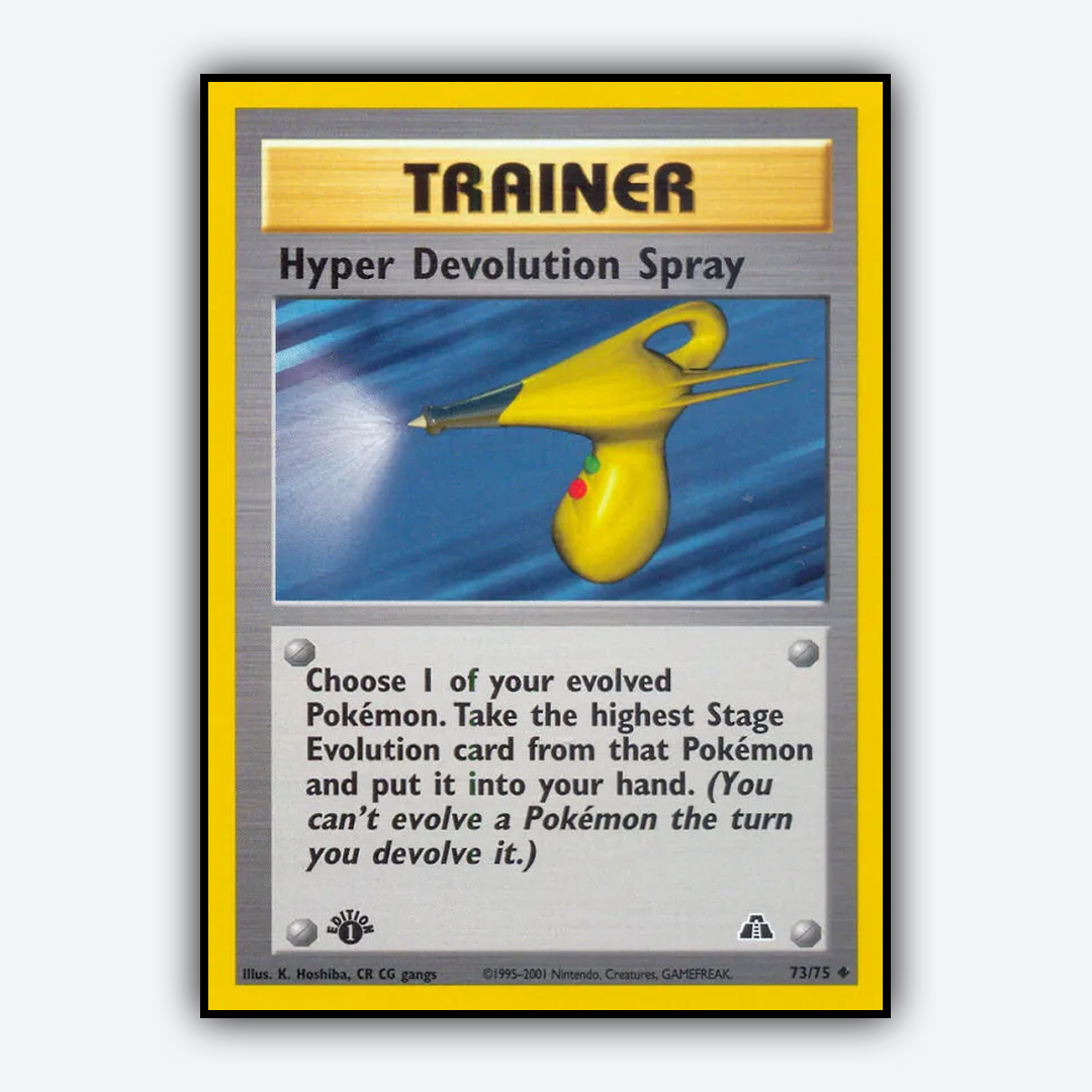 Hyper Devolution Spray 073/75 - Neo Discovery Set - Card Rug