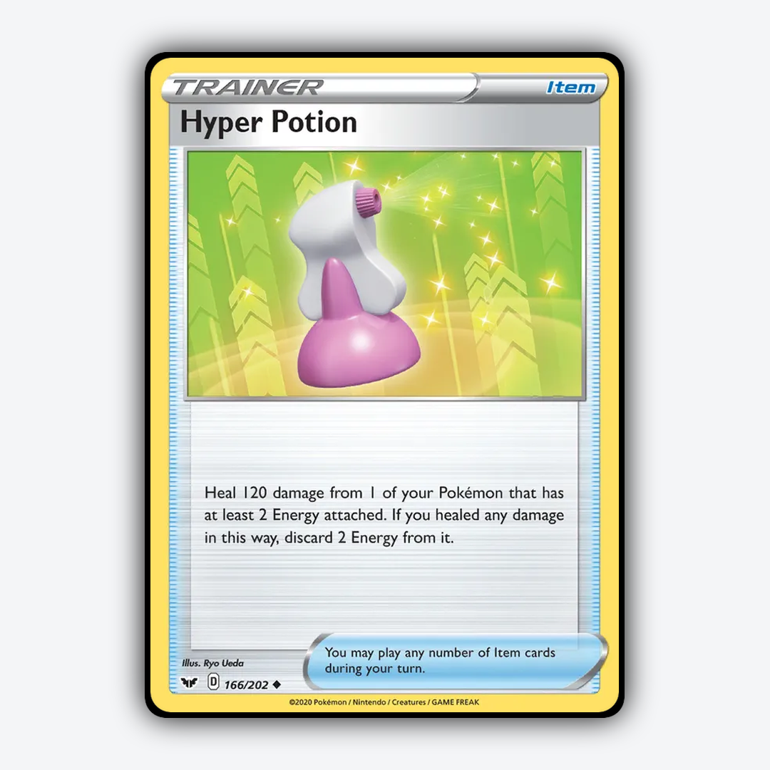 Hyper Potion 166/202 - Sword & Shield Set - Card Rug