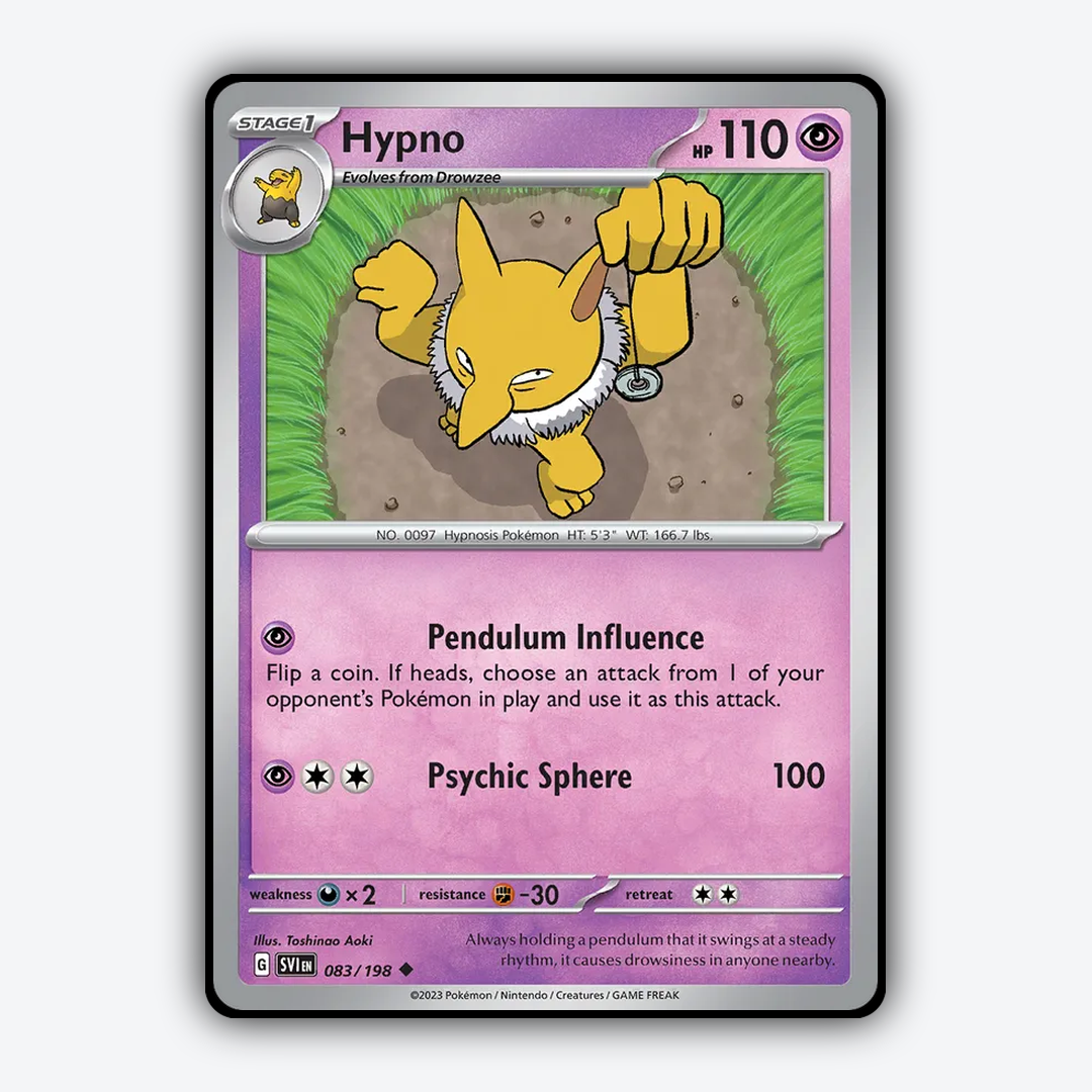 Hypno 083/198 - Scarlet & Violet Set - Card Rug