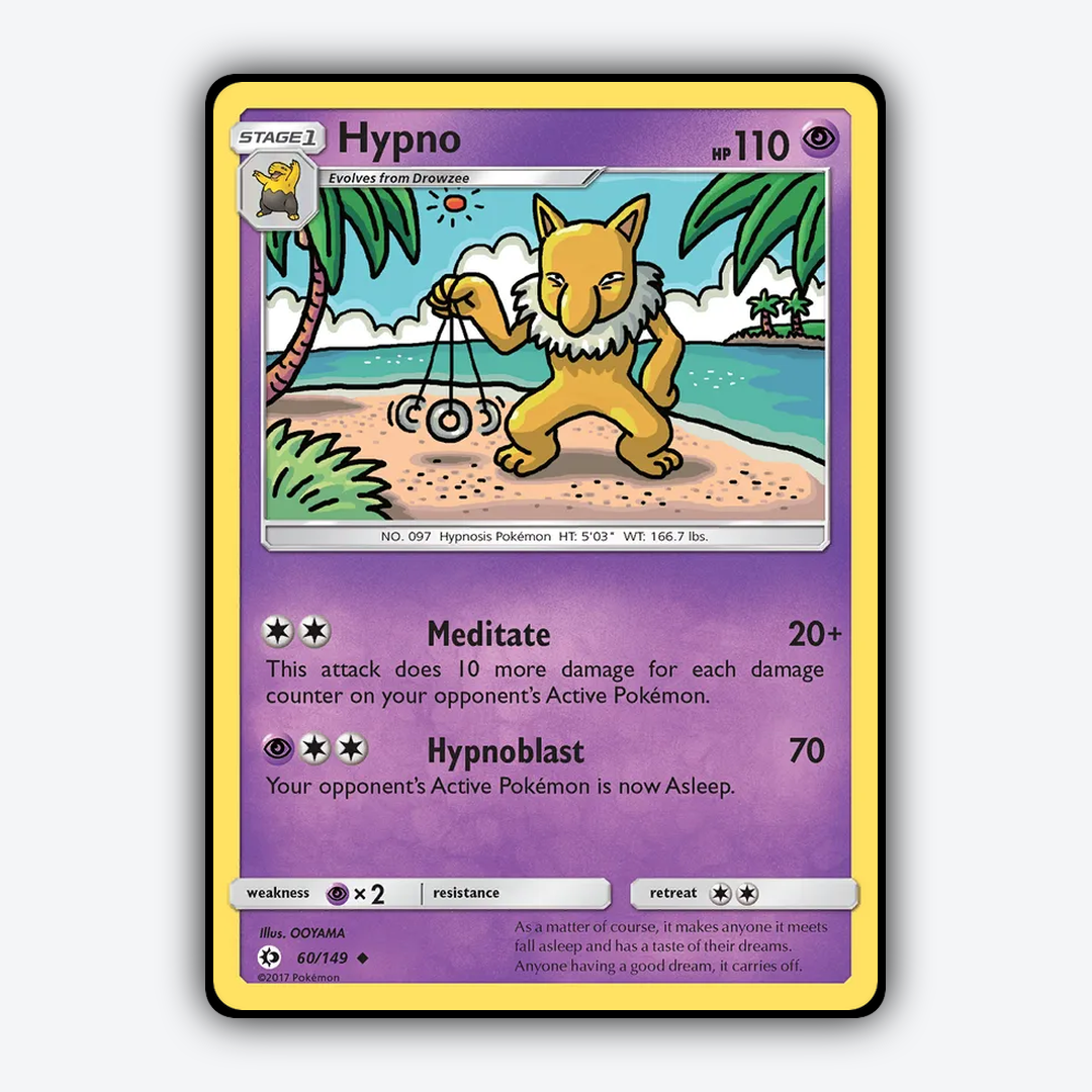 Hypno 060/149 - Sun & Moon Set - Card Rug
