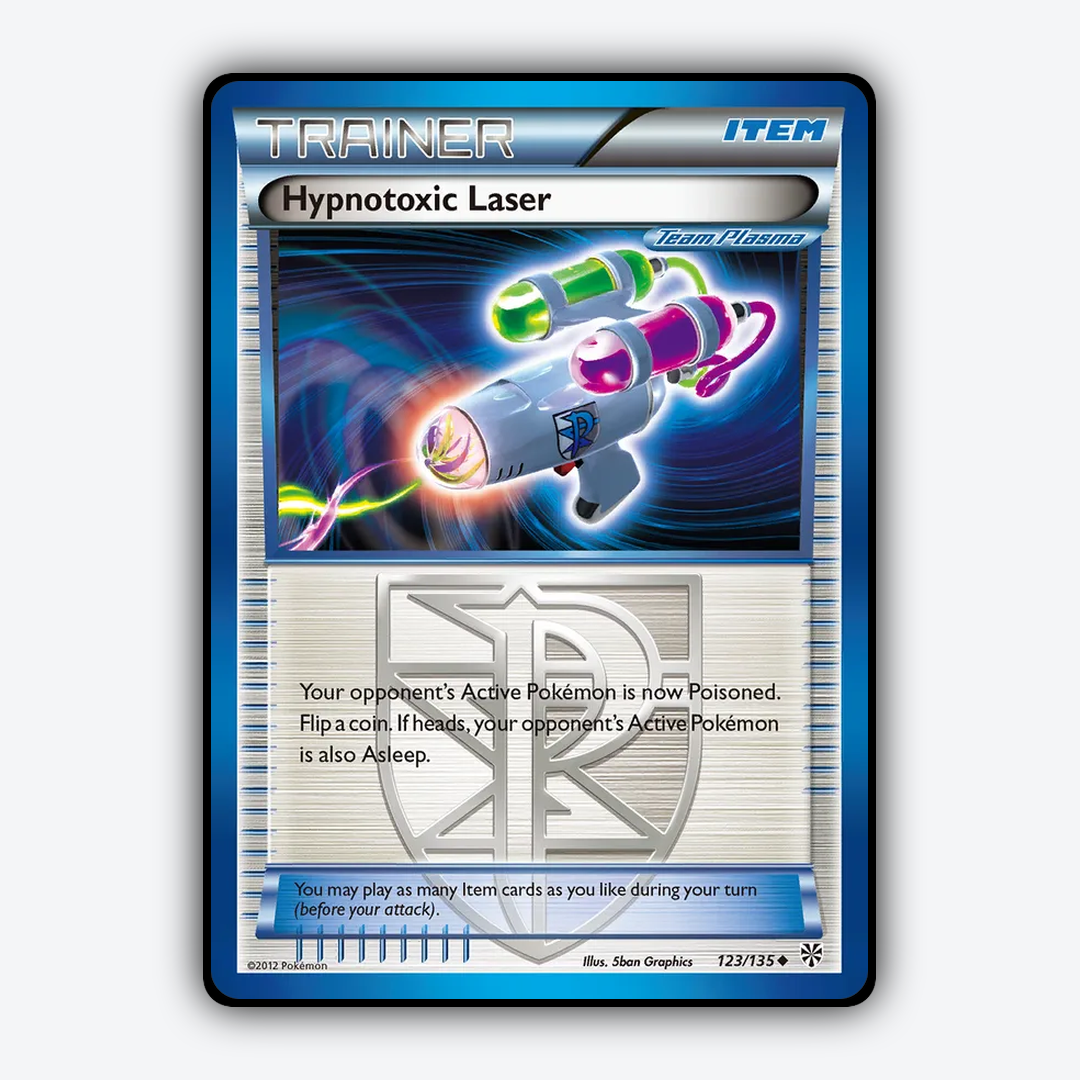 Hypnotoxic Laser 123/135 - Plasma Storm Set - Card Rug