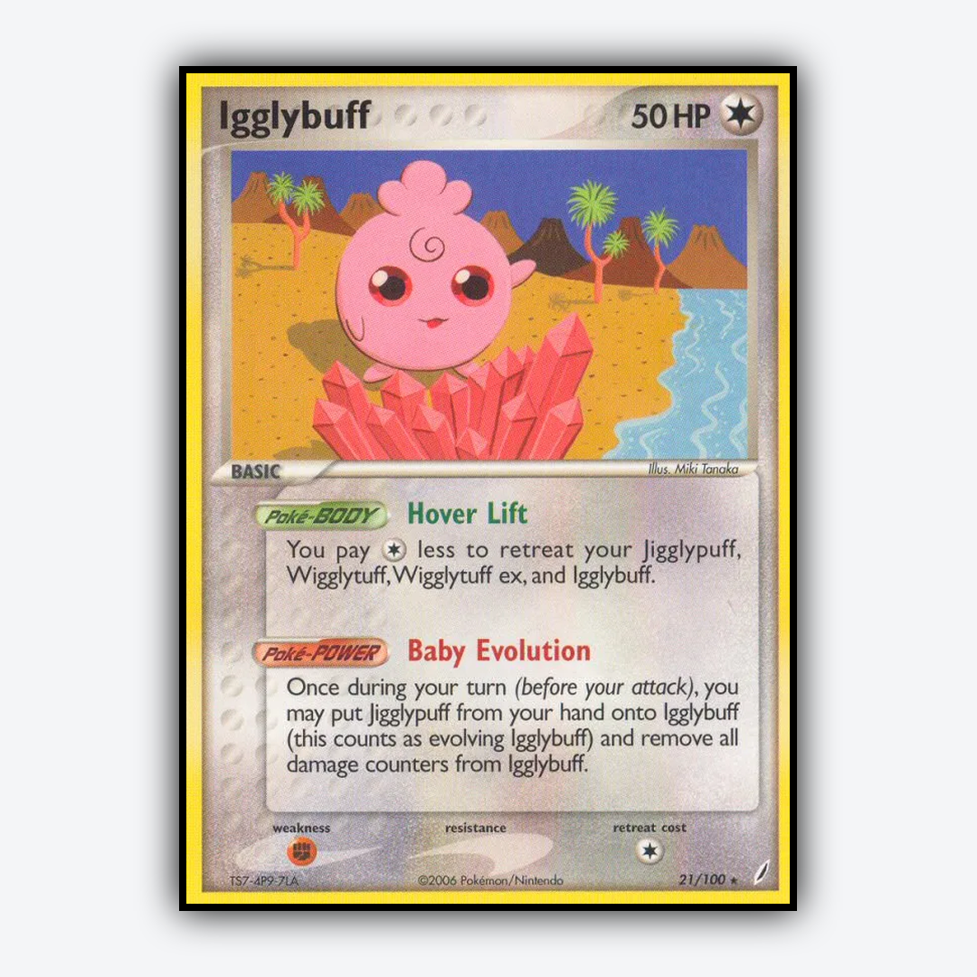 Igglybuff 021/100 - Crystal Guardians Set - Card Rug