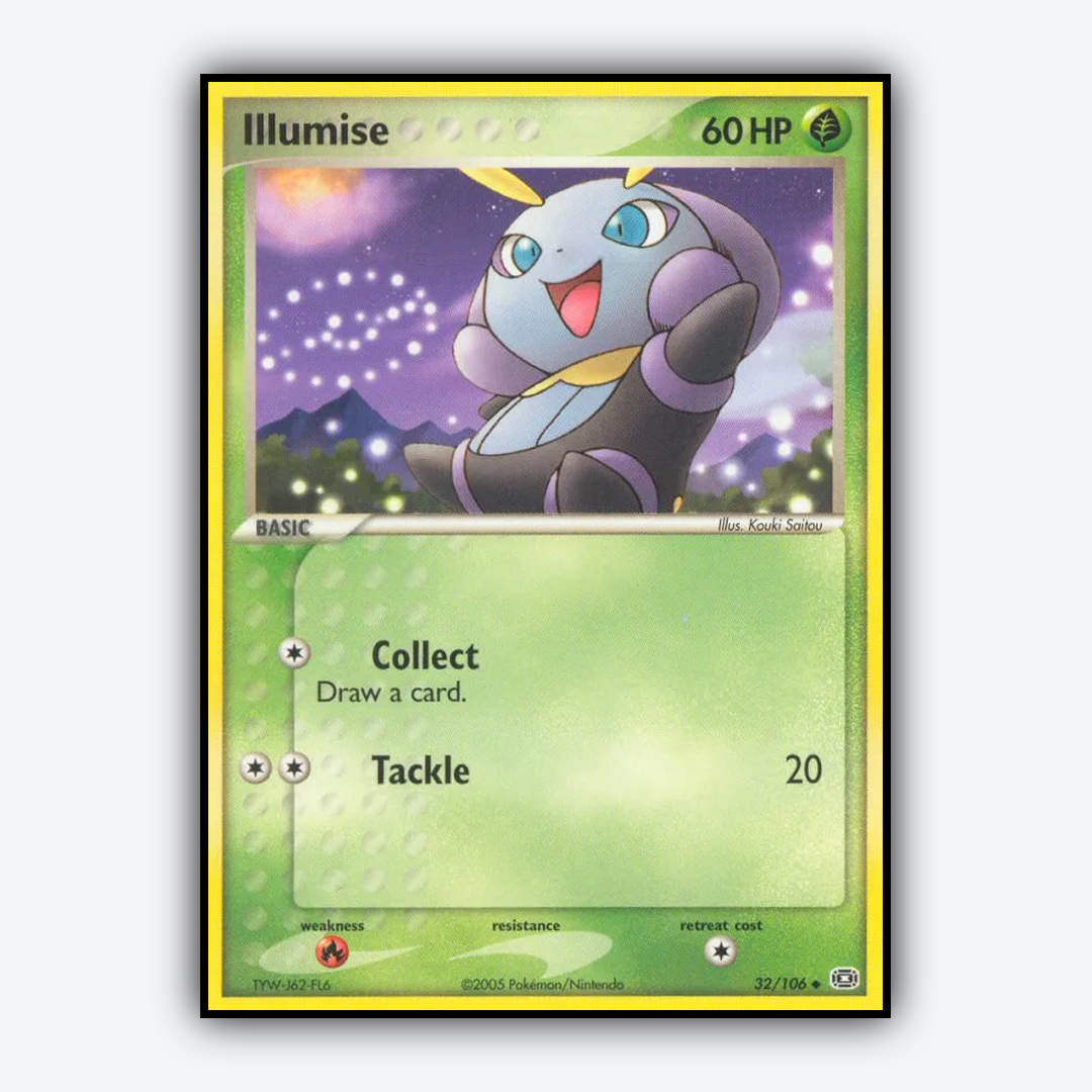 Illumise 032/106 - Emerald Set - Card Rug