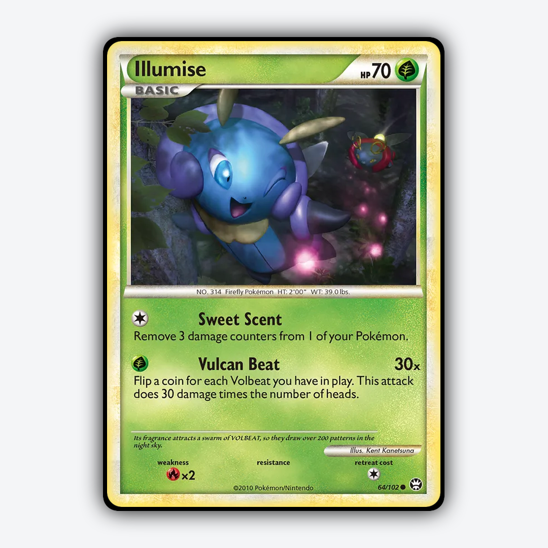 Illumise 064/102 - HS—Triumphant Set - Card Rug