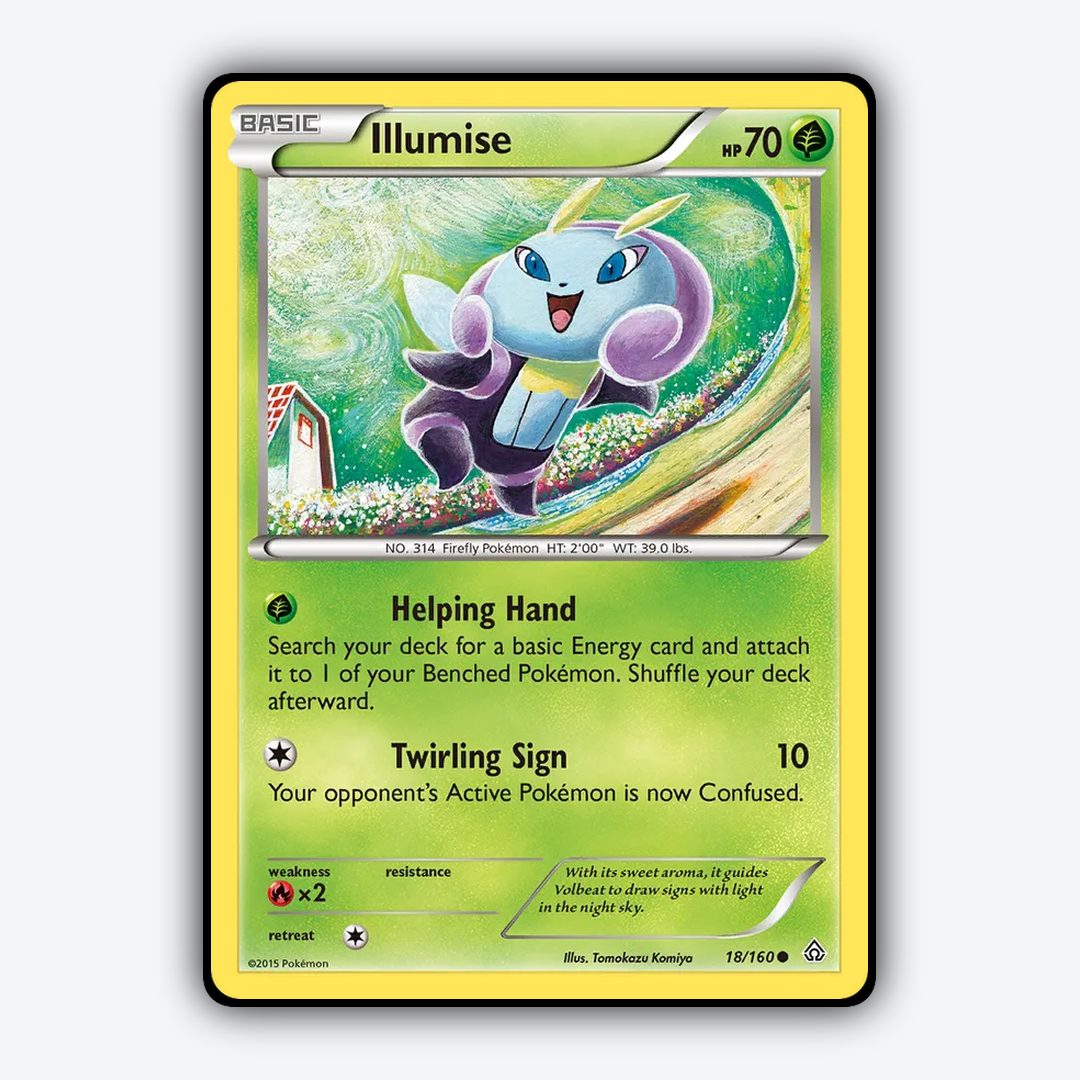 Illumise 018/160 - Primal Clash Set - Card Rug