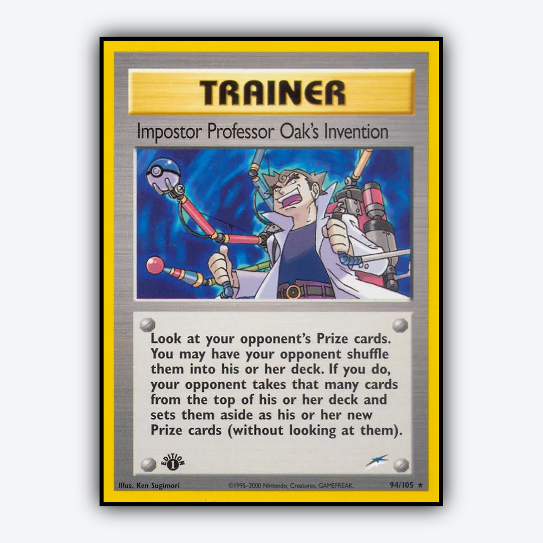 Impostor Professor Oak's Invention 094/105 - Neo Destiny Set - Card Rug
