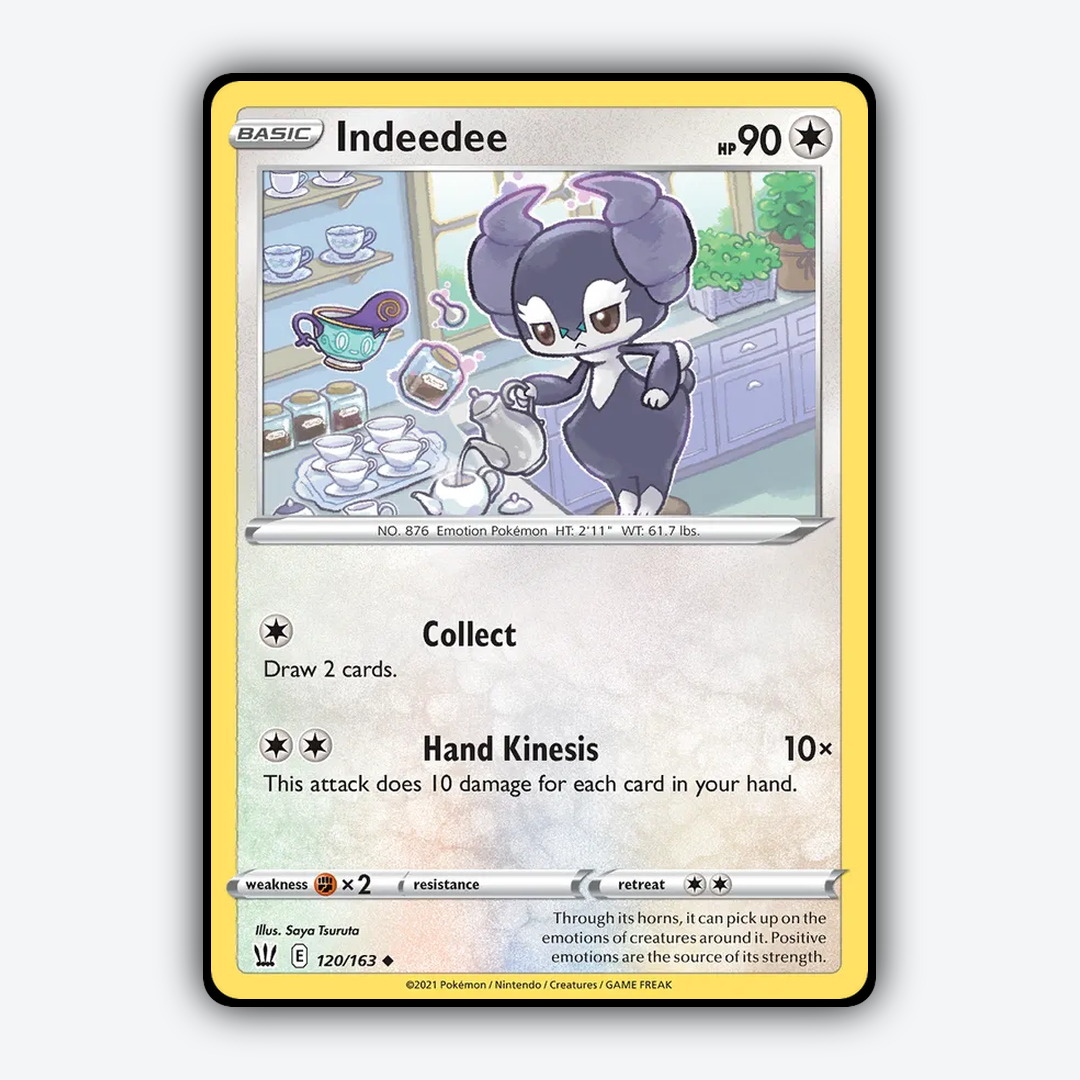 Indeedee 120/163 - Battle Styles Set - Card Rug