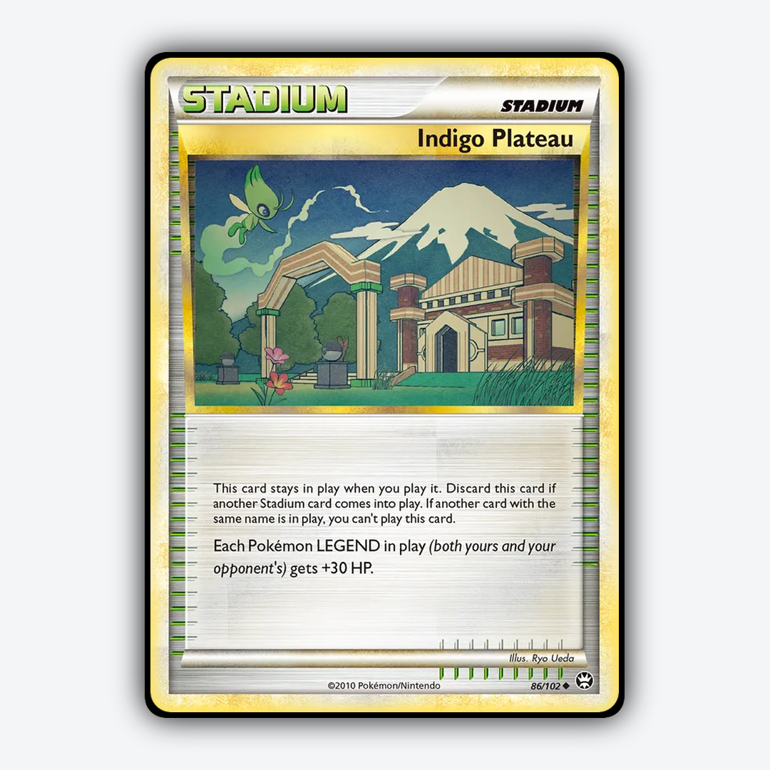 Indigo Plateau 086/102 - HS—Triumphant Set - Card Rug