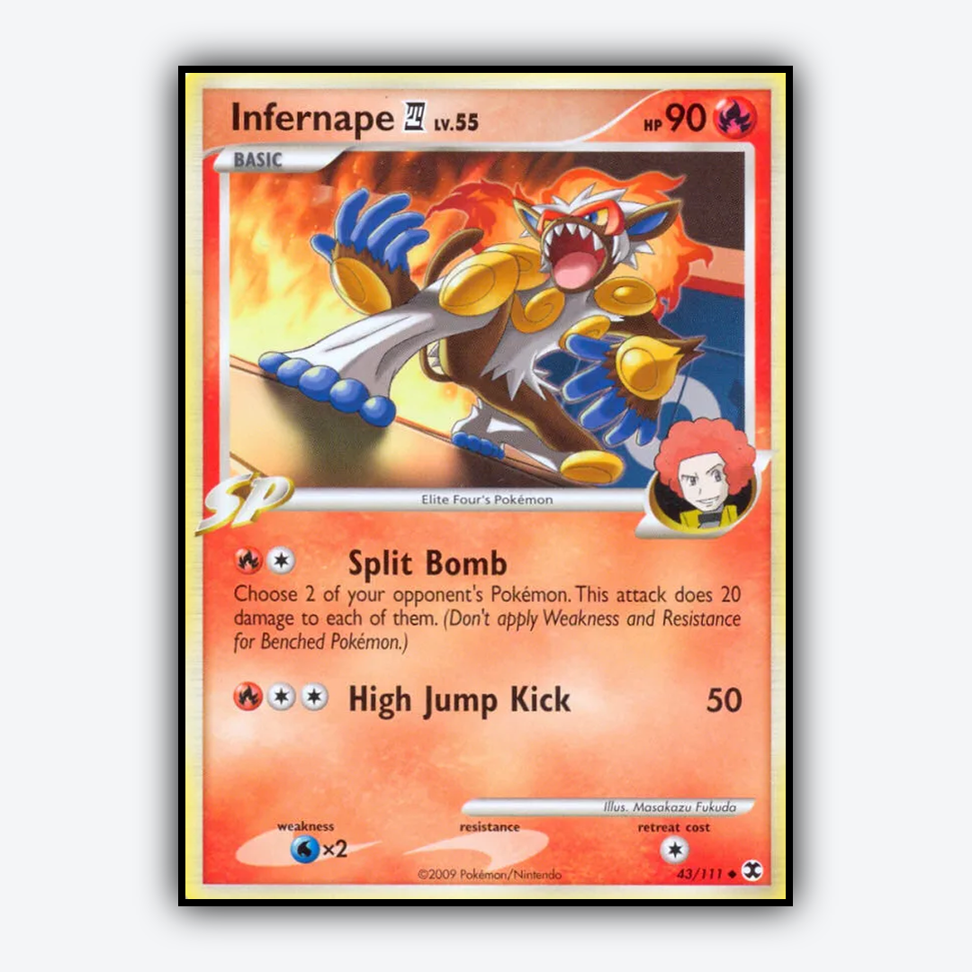 Infernape E4 043/111 - Rising Rivals Set - Card Rug