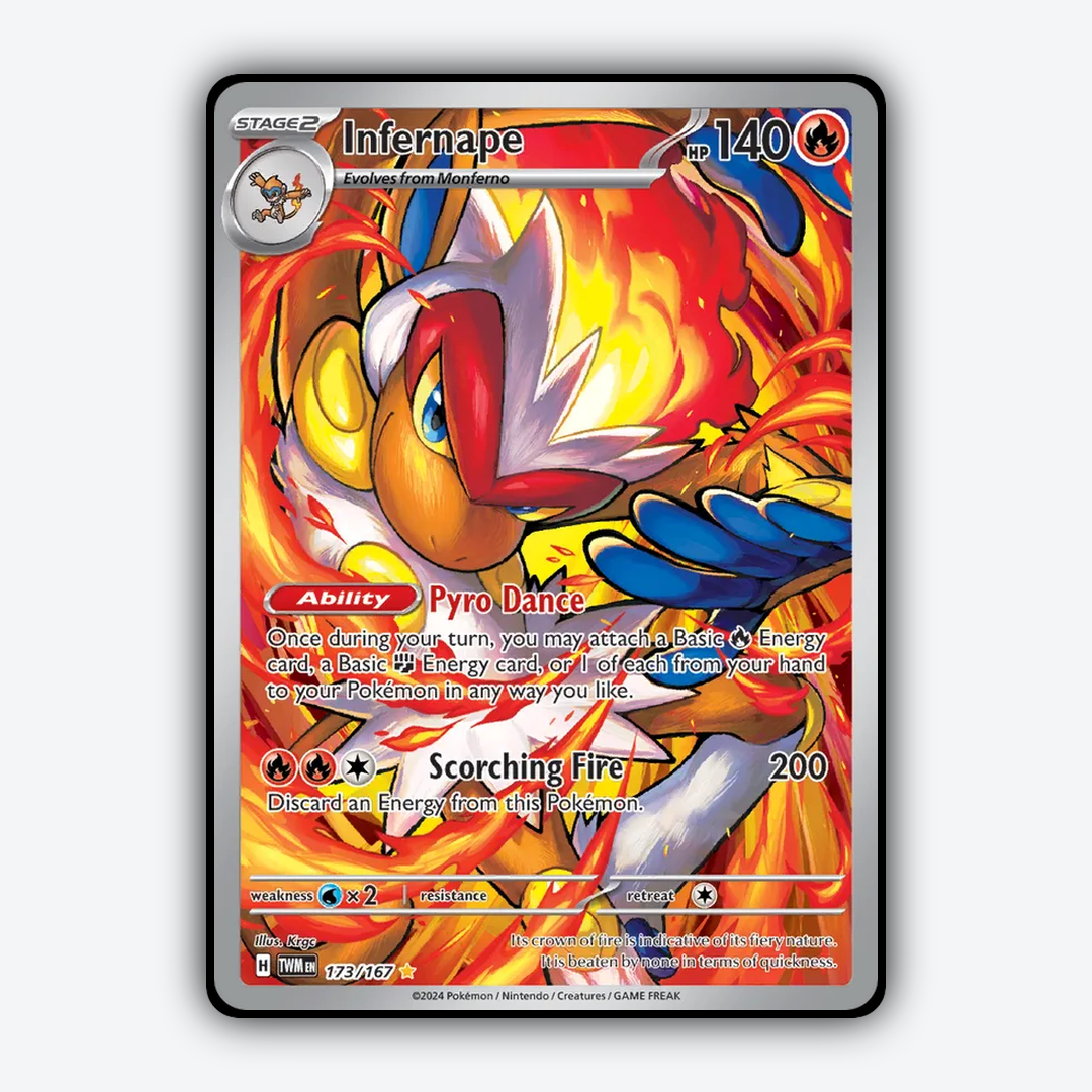 Infernape #173 - Twilight Masquerade Set - Card Rug