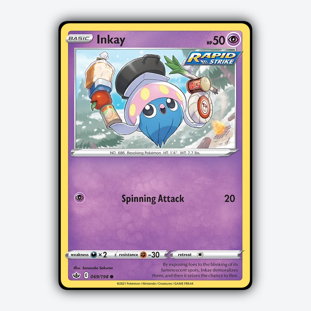 Inkay 069/198 - Chilling Reign Set - Card Rug
