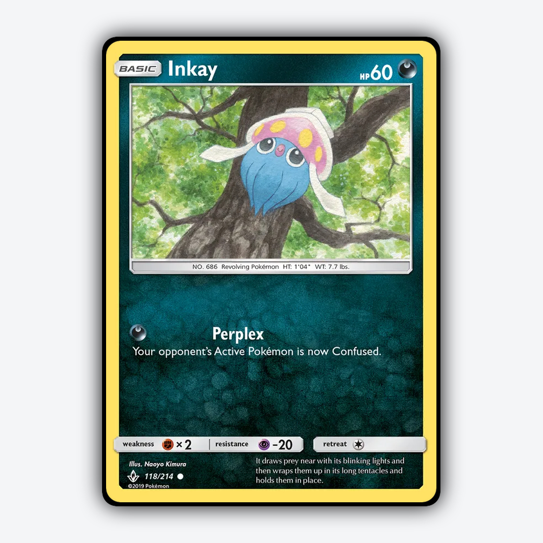 Inkay 118/214 - Unbroken Bonds Set - Card Rug