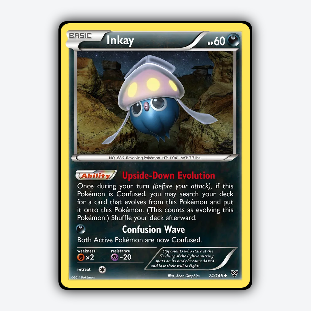 Inkay 074/146 - XY Set - Card Rug