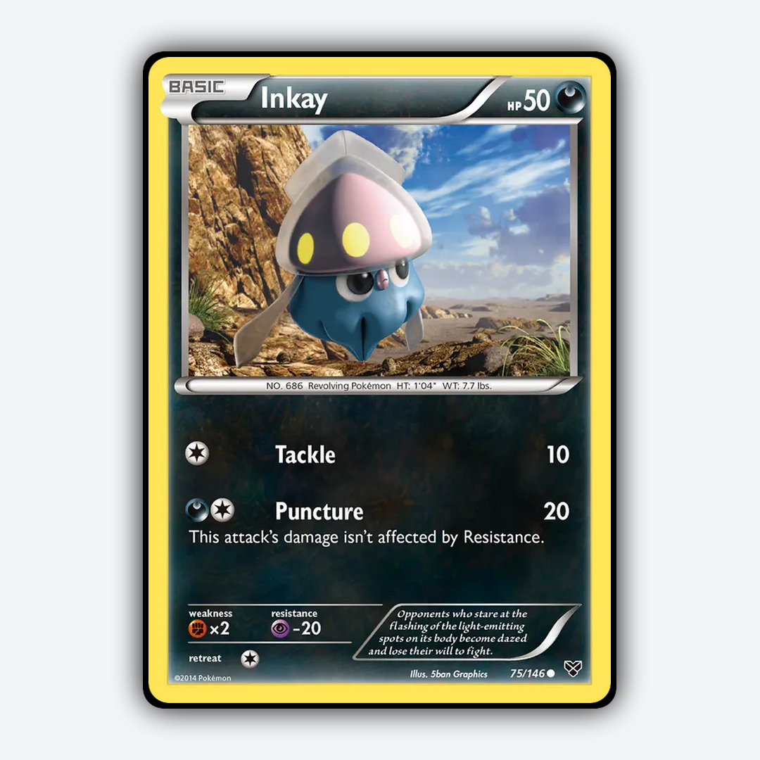 Inkay 075/146 - XY Set - Card Rug