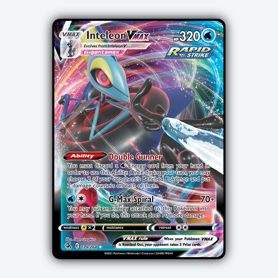 Inteleon VMAX 079/264 - Fusion Strike Set - Card Rug