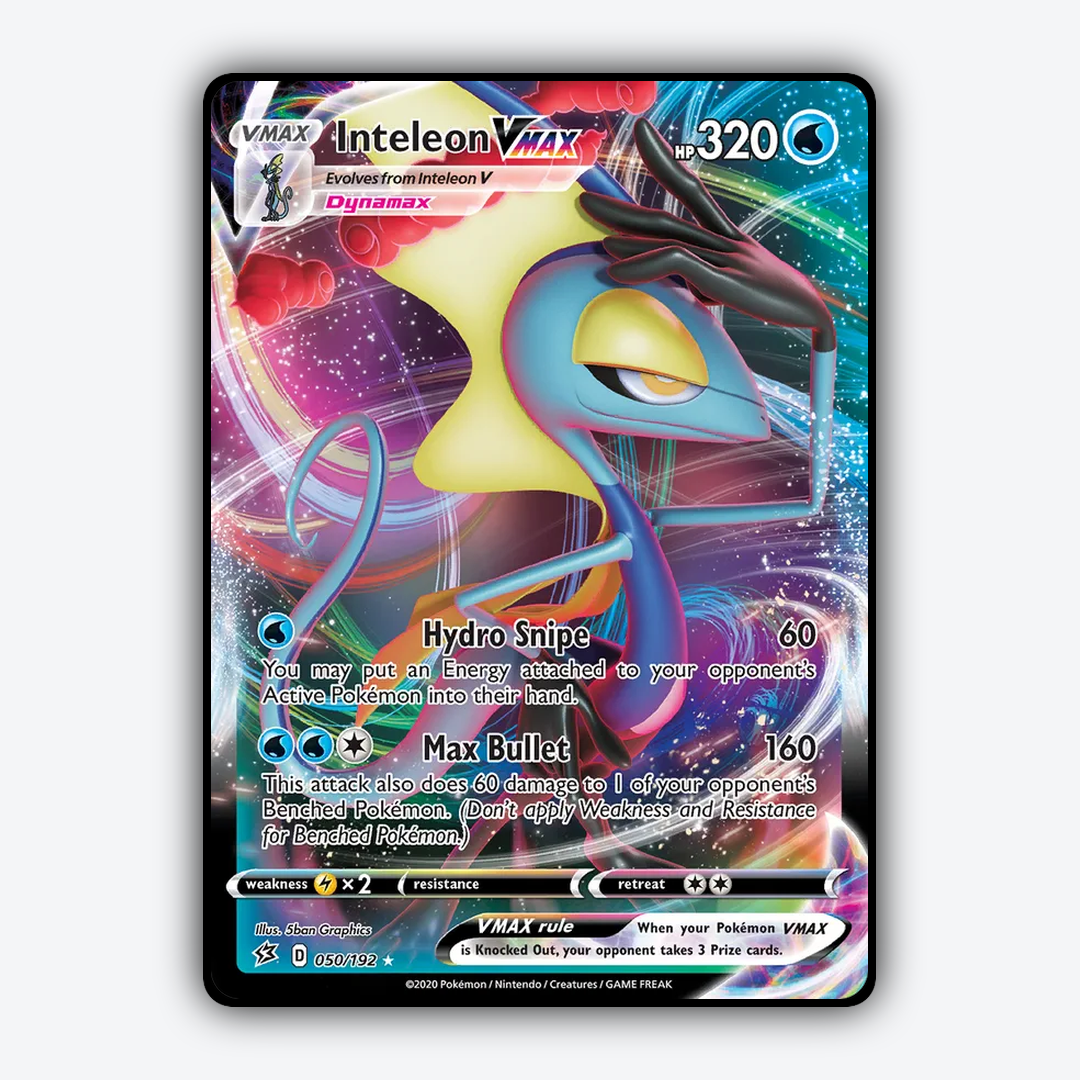 Inteleon VMAX 050/192 - Rebel Clash Set - Card Rug