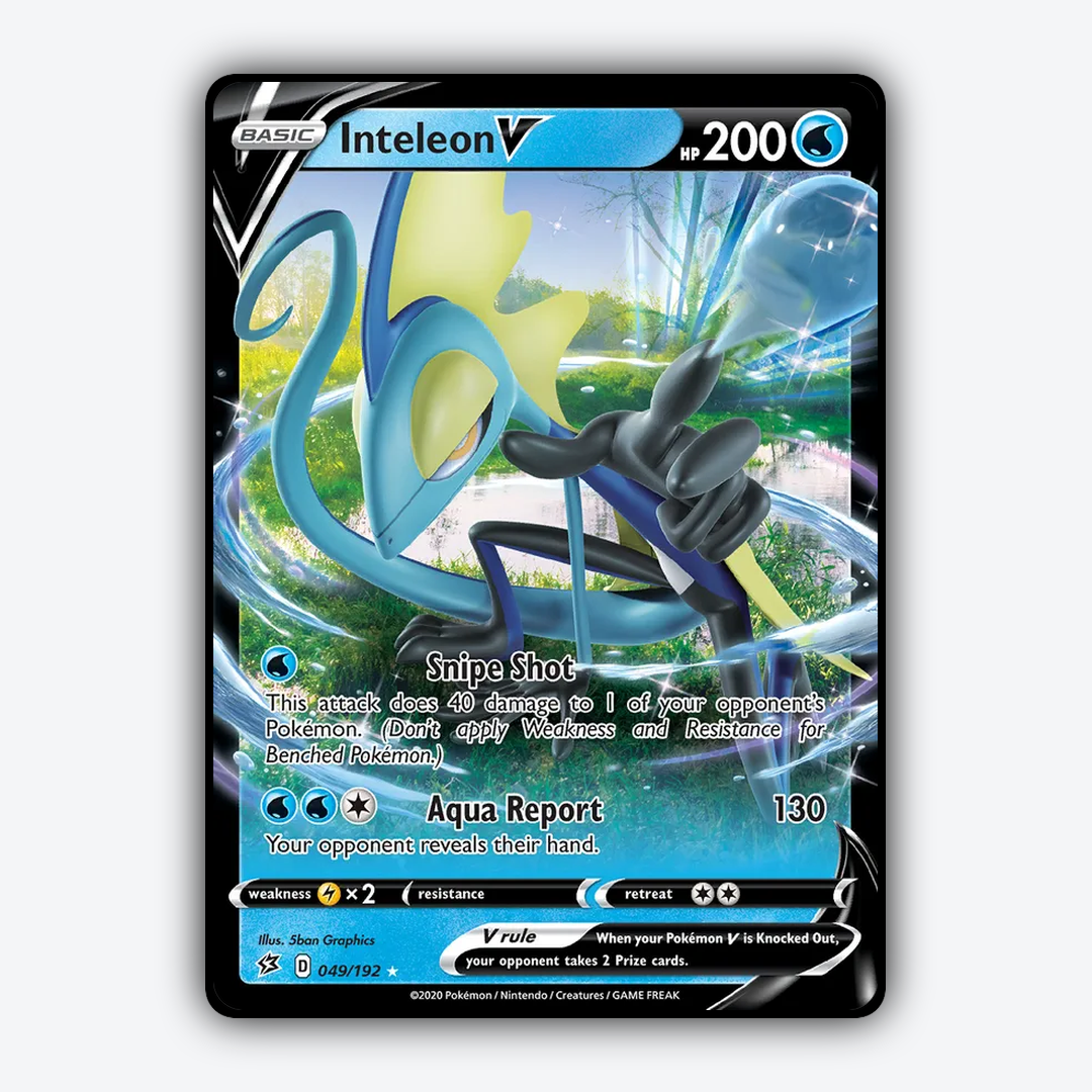 Inteleon V 049/192 - Rebel Clash Set - Card Rug