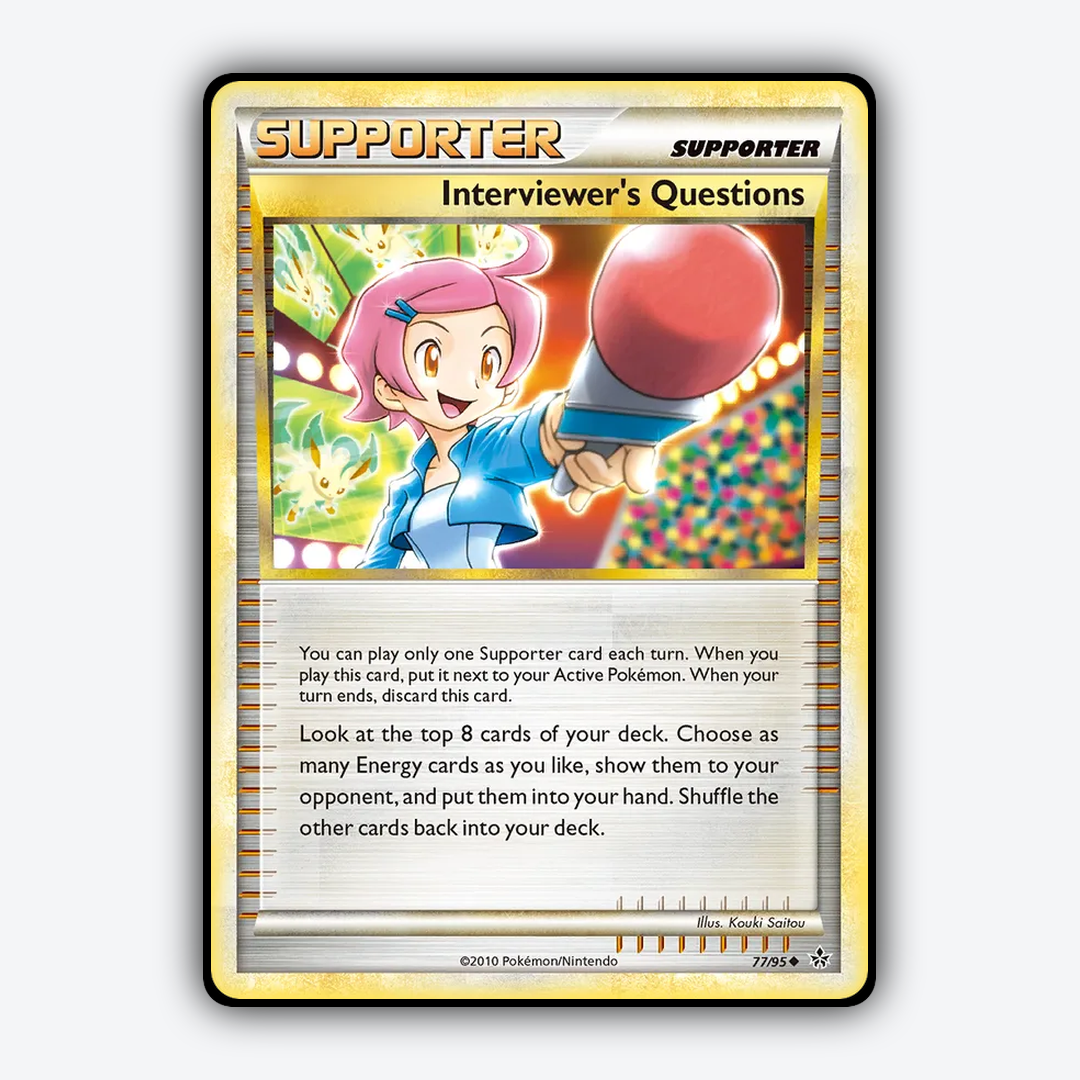 Interviewer's Questions 077/95 - HS—Unleashed Set - Card Rug