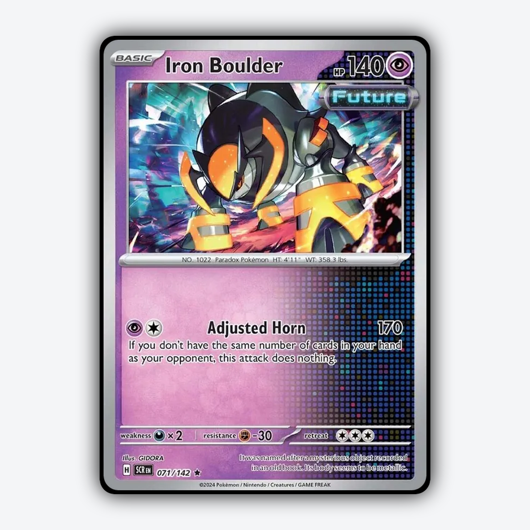 Iron Boulder 071/142 - Stellar Crown Set - Card Rug