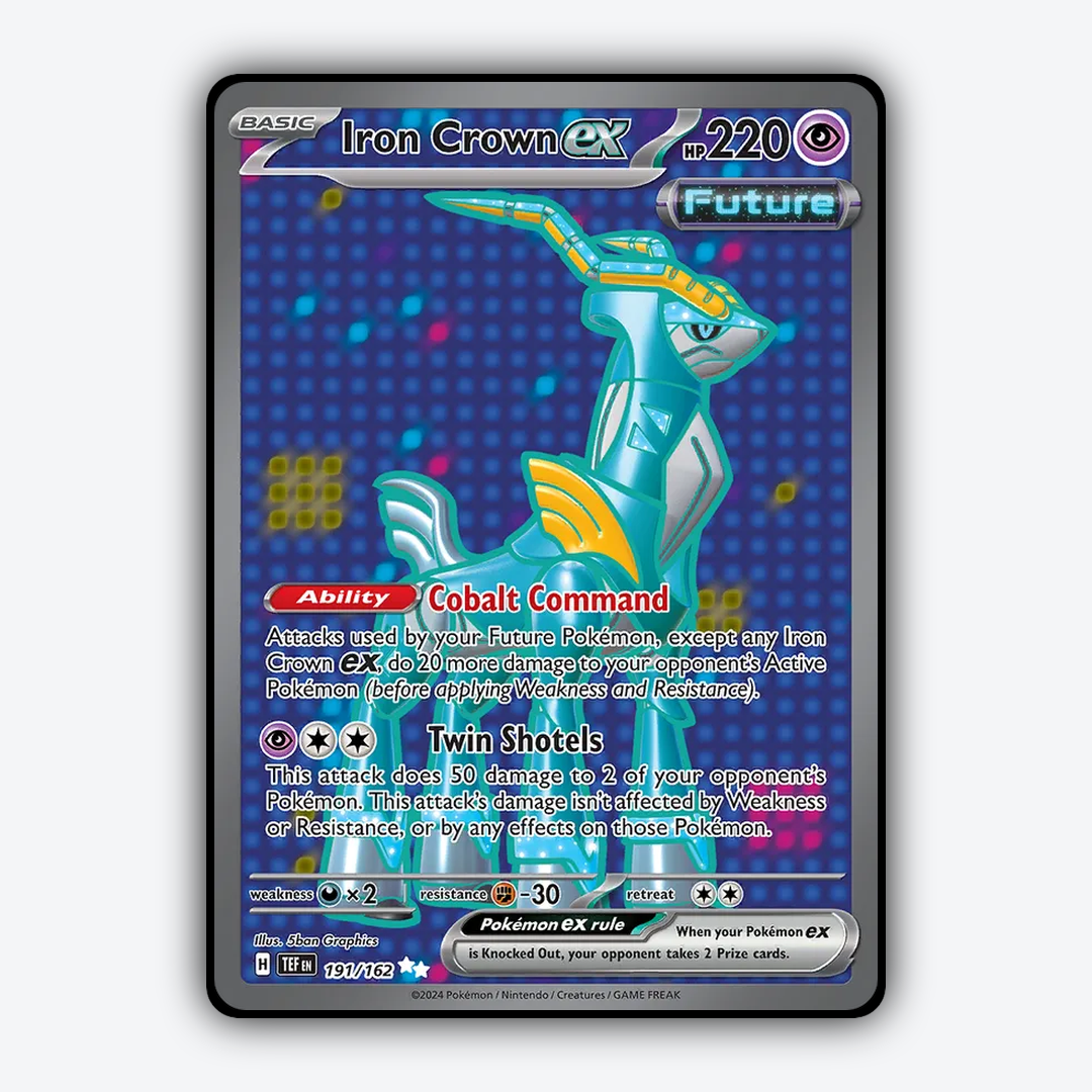 Iron Crown ex 191/162 - Temporal Forces Set - Card Rug
