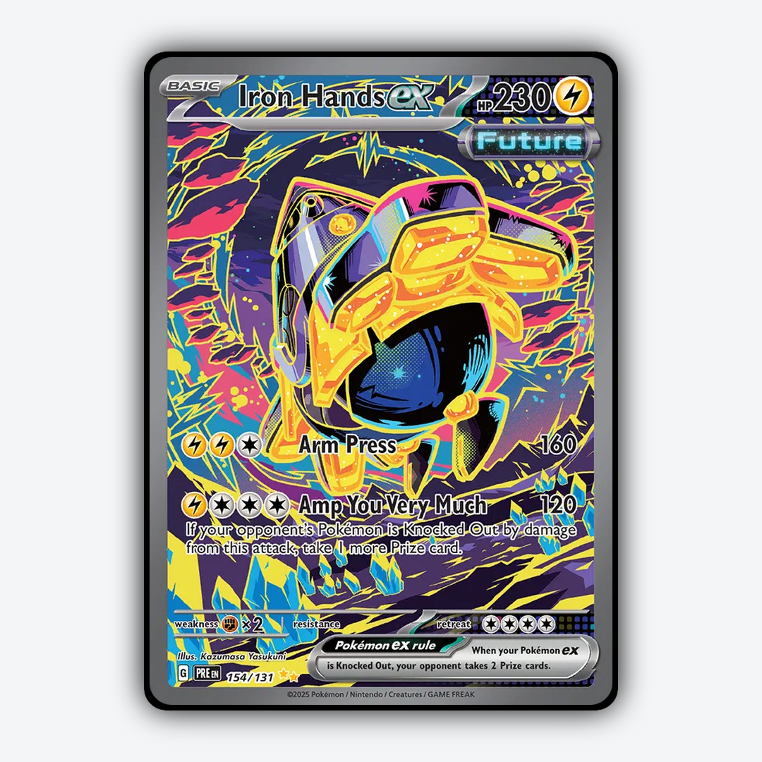 Iron Hands ex #154 - Prismatic Evolutions Set - Card Rug